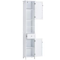 Lassic Bath Vida Priano 2 Door Tall Cabinet With Mirror - thumbnail 8