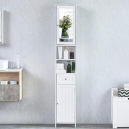 Lassic Bath Vida Priano 2 Door Tall Cabinet With Mirror - thumbnail 5