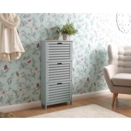 GFW Bergen Three Tier Shoe Cabinet