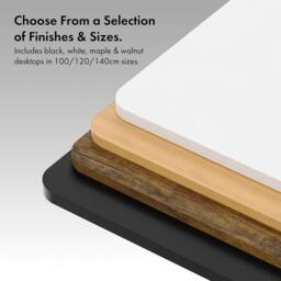 VonHaus White Standing Desk 140x60cm with USB-C Charging - thumbnail 8