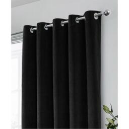 Enhanced Living Hampton Velvet 100% Blackout Thermal Ring Curtain - thumbnail 3