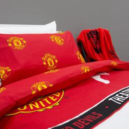 Manchester United FC Patch Single Rotary Duvet - thumbnail 3