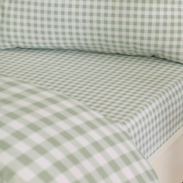 Catherine Lansfield Bamford Gingham Check Fitted Sheet - image 1