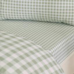 Catherine Lansfield Bamford Gingham Check Fitted Sheet