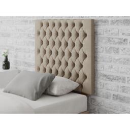 Aspire Monroe 80 cm Headboard, Eire Linen Fabric, Natural - thumbnail 1