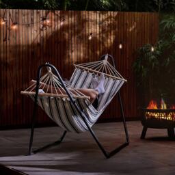VonHaus VonHaus Hammock With Metal Frame - thumbnail 3