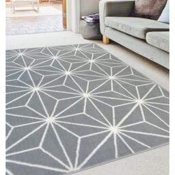 Homemaker Maestro Star Rug Grey