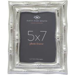 Interiors by Premier Hiba Silver Finish Bamboo Effect 5In x 7In Photo F - thumbnail 5