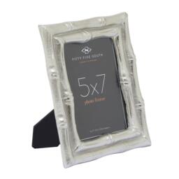 Interiors by Premier Hiba Silver Finish Bamboo Effect 5In x 7In Photo F - thumbnail 4
