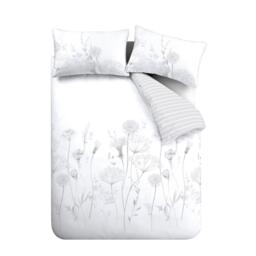 Catherine Lansfield Meadowsweet Floral Reversible Duvet Cover Set - thumbnail 4