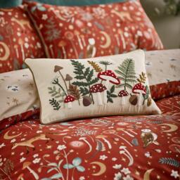 Catherine Lansfield Embroidery Woodland Cushion - thumbnail 3