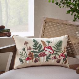 Catherine Lansfield Embroidery Woodland Cushion