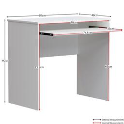Lassic Vida Designs Huby Computer Desk - thumbnail 2