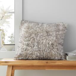 Catherine Lansfield Arctic Fox Cosy Faux Fur Cushion