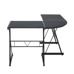 FurnitureR L-Shaped Corner Computer Desk Office Workstation with Steel Frame - thumbnail 7