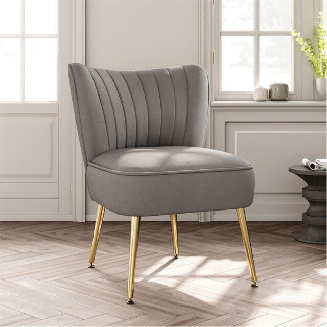 Kabinet UK Modern Wingback Upholstered Chair Grey - image 1