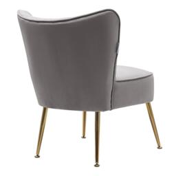 Kabinet UK Modern Wingback Upholstered Chair Grey - thumbnail 4