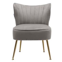 Kabinet UK Modern Wingback Upholstered Chair Grey - thumbnail 2