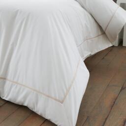 Bianca Contrast Trim 200 TC Cotton Duvet Cover Set - thumbnail 4