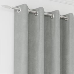Enhanced Living Knightsbridge Grey Blackout Chenille Curtains - thumbnail 2