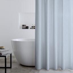Catherine Lansfield Timeless Stripe Shower Curtain - thumbnail 1