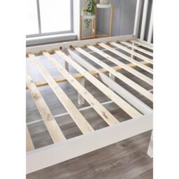 Aspire Atlantic Wooden Bed White - thumbnail 4
