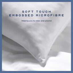 Snuggledown Hotel Embossed 4.5 Tog Duvet Bundle - thumbnail 3