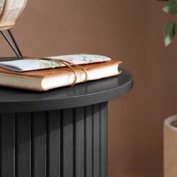Birlea Axel Fluted Side Table - thumbnail 4