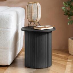 Birlea Axel Fluted Side Table - thumbnail 1