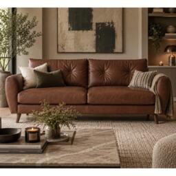 Sofa.com Jack 3 Seat Sofa in Italian Soft Leather
