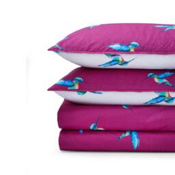Their Nibs Hummingbird Cotton Reversible Duvet Cover Set - thumbnail 6