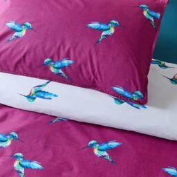 Their Nibs Hummingbird Cotton Reversible Duvet Cover Set - thumbnail 4