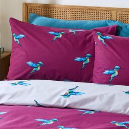 Their Nibs Hummingbird Cotton Reversible Duvet Cover Set - thumbnail 3