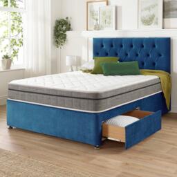 Aspire Olivier Divan with Mattress 4 Drawers - thumbnail 5