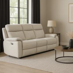 Aspire Kingsmere 3 Seater Power Recliner Sofa - thumbnail 1