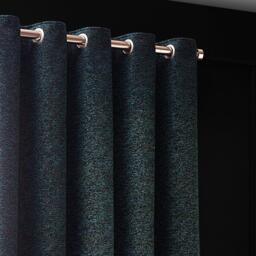Paoletti Galaxy Fully Lined Chenille Eyelet Curtains - thumbnail 2
