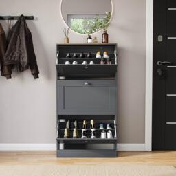 Lassic Vida Designs 3 Drawer Shoe Cabinet - thumbnail 5