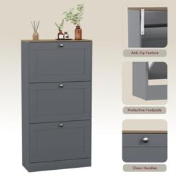 Lassic Vida Designs 3 Drawer Shoe Cabinet - thumbnail 7