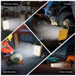 Breeins Portable Rechargeable LED Floodlight Work Light - thumbnail 7