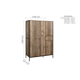 Birlea Urban 4 Door Wardrobe - thumbnail 8