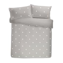 Appletree Dot Garden Duvet Cover Set Silver with White Dots - thumbnail 4