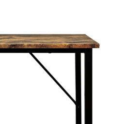 FurnitureR L-Shaped Corner Desk 129 cm Home Office Computer Table with Metal Frame - thumbnail 8
