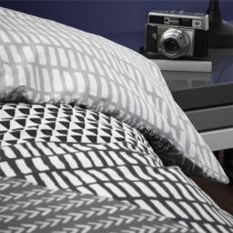 Catherine Lansfield Larsson Geo Reversible Duvet Cover Set - thumbnail 3