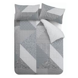 Catherine Lansfield Larsson Geo Reversible Duvet Cover Set - thumbnail 5