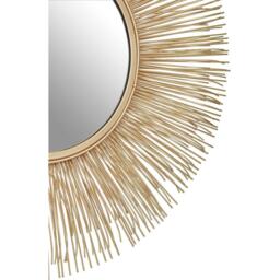 Interiors by Premier Templar Gold Finish Sunburst Wall Mirror - thumbnail 4