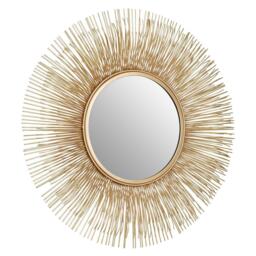 Interiors by Premier Templar Gold Finish Sunburst Wall Mirror - thumbnail 2