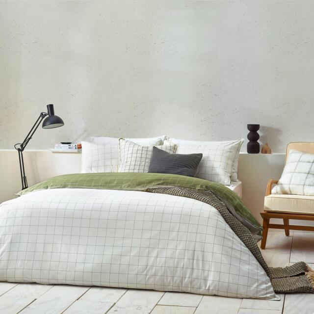 Yard Howarth Check Reversible Duvet Set - image 1