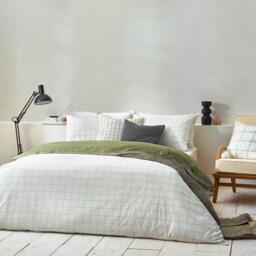 Yard Howarth Check Reversible Duvet Set - thumbnail 1