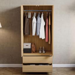 Lassic Vida Designs Denver 2 Door Wardrobe With Drawers - thumbnail 4