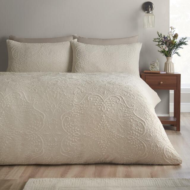 Catherine Lansfield Amelia Jacquard Duvet Cover Set - image 1